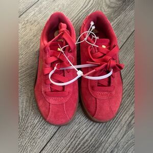 Puma Kids Red Sneakers NWOT
